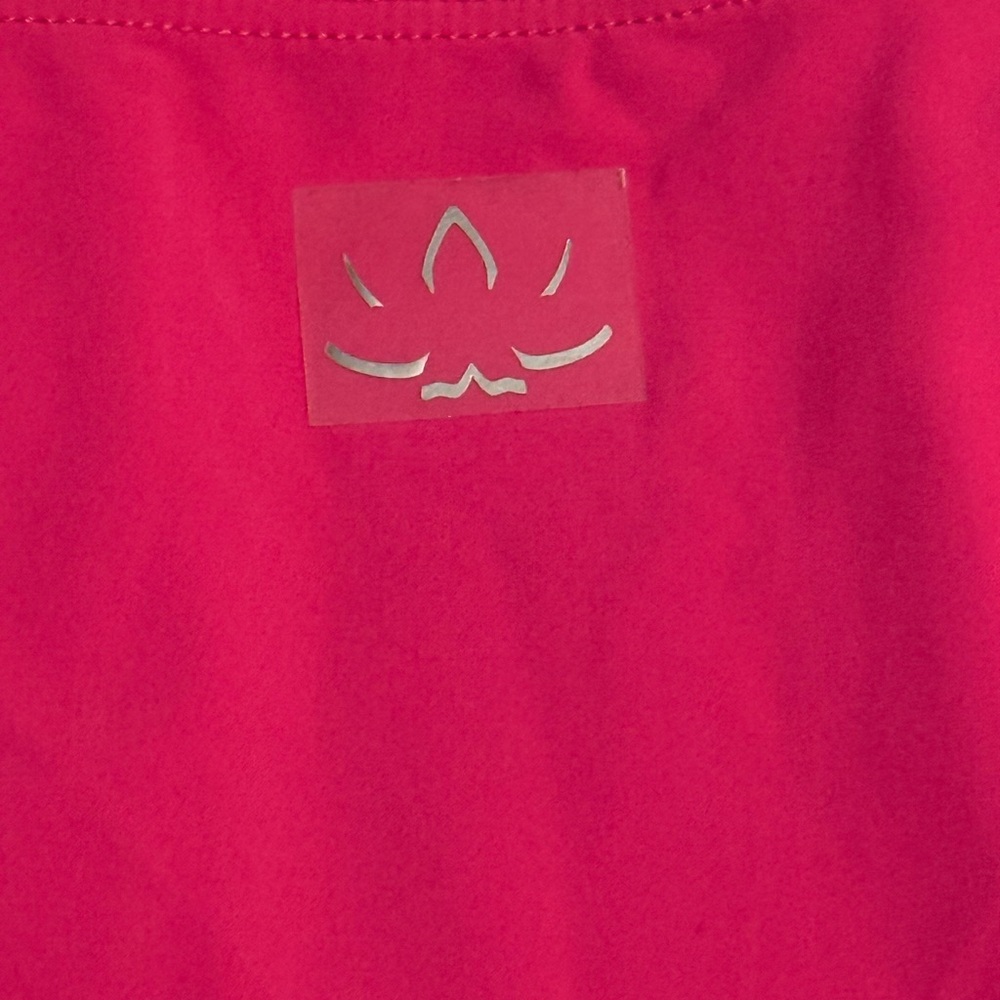 Beyond Yoga open back crop top long sleeve  pink LARGE athleisure barbiecore - Picture 8 of 11
